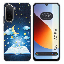 Funda Silicona para Xiaomi Redmi A7 Pro diseño Libro...