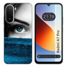 Funda Silicona para Xiaomi Redmi A7 Pro diseño Ojo Dibujos