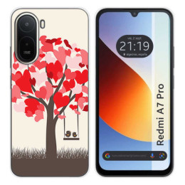 Funda Silicona para Xiaomi Redmi A7 Pro diseño Pajaritos...