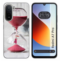 Funda Silicona para Xiaomi Redmi A7 Pro diseño Reloj Dibujos