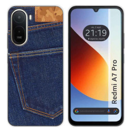 Funda Silicona para Xiaomi Redmi A7 Pro diseño Vaquero...