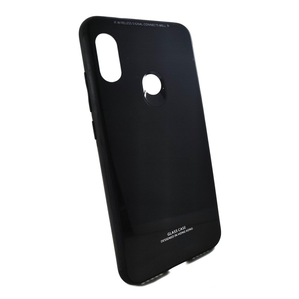 Funda Cristal Templado para Xiaomi Mi A2 Lite / Redmi 6 Pro Color Negra Glass