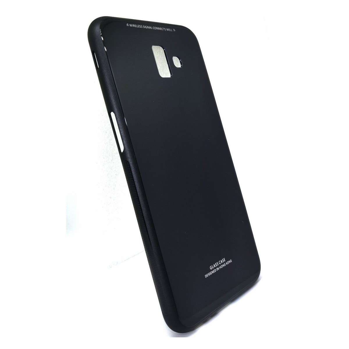 Funda Cristal Templado para Samsung Galaxy J6+ Plus Color Negra Glass