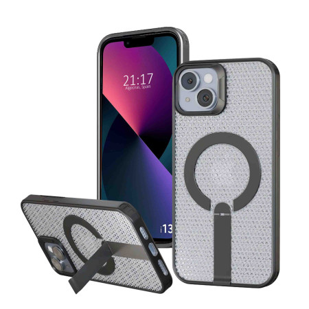 Funda para Iphone 13 (6.1) con Disipación de Calor, Soporte Plegable y Anillo Magnético