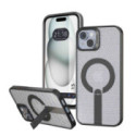 Funda para Iphone 15 (6.1) con Disipación de Calor, Soporte Plegable y Anillo Magnético