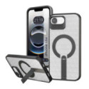 Funda para IPhone 16e (6.1) con Disipación de Calor, Soporte Plegable y Anillo Magnético