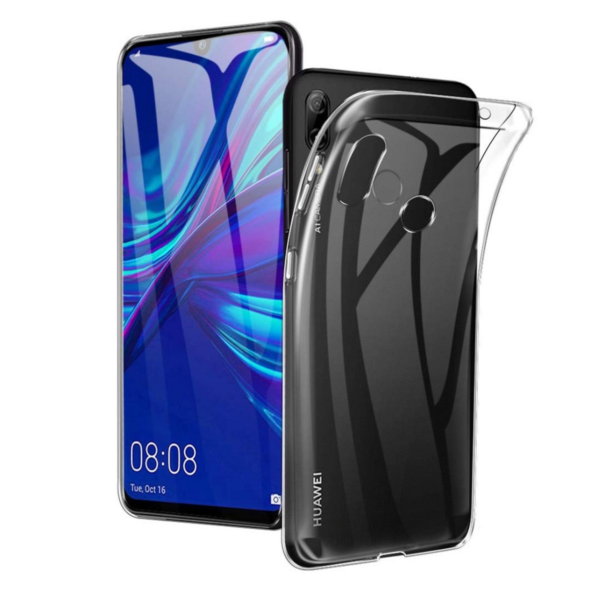 Funda Gel Tpu Fina Ultra-Thin 0,5mm Transparente para Huawei P Smart 2019 / Honor 10 Lite