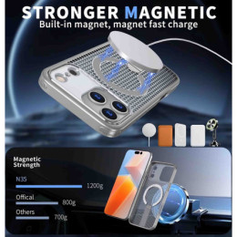 Funda para Iphone 17 Air (6.5) con Disipación de Calor,... 2
