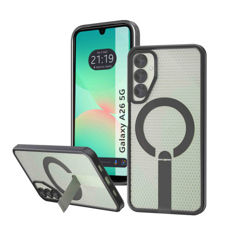Funda para Samsung Galaxy A26 5G con Disipación de Calor, Soporte Plegable y Anillo Magnético