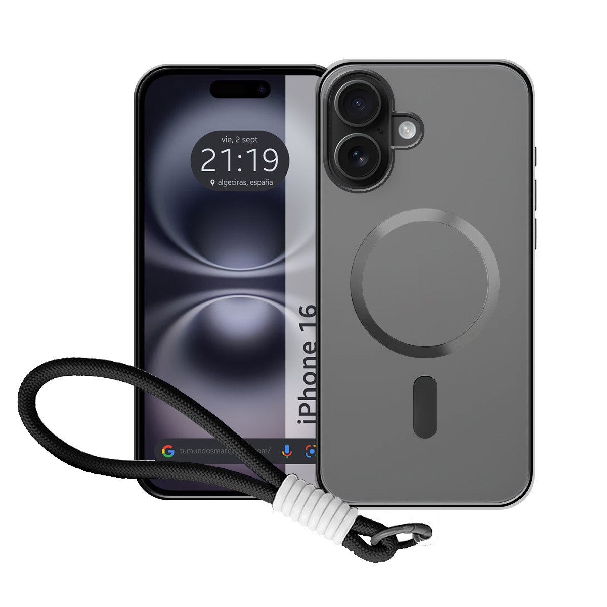 Funda Magnética para Iphone 16 (6.1) Compatible...