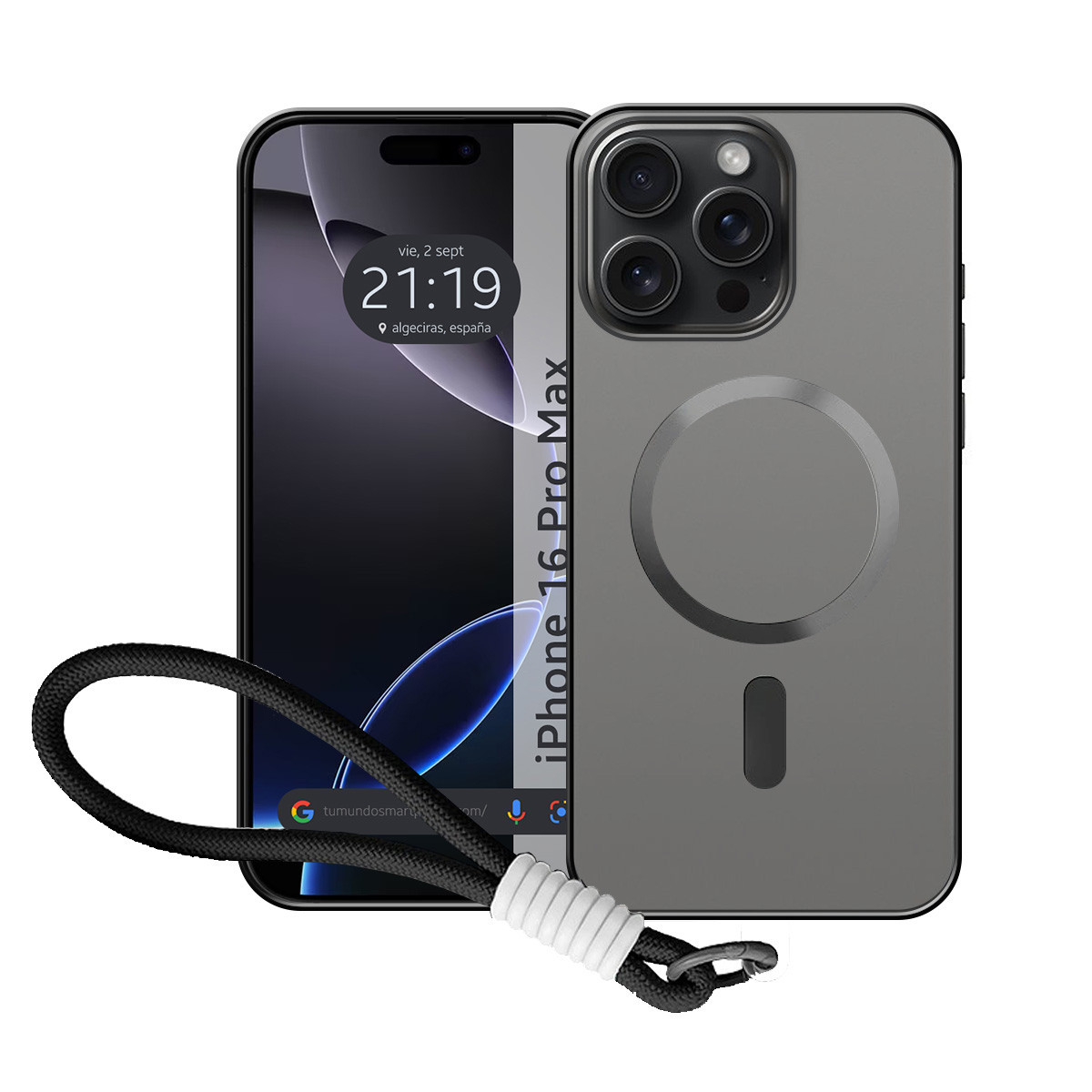 Funda Magnética para Iphone 16 Pro Max (6.9)...
