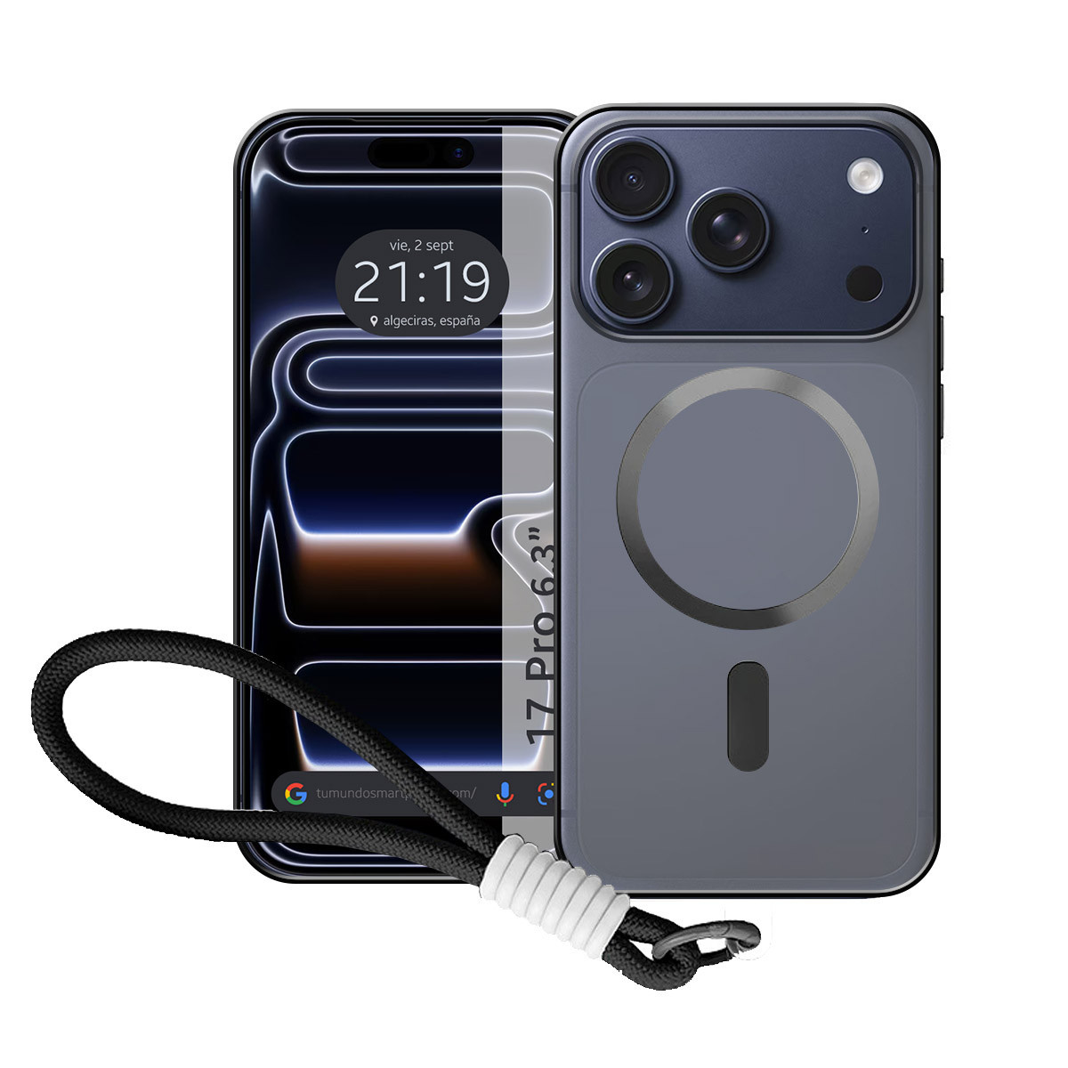 Funda Magnética para Iphone 17 Pro (6.3)...