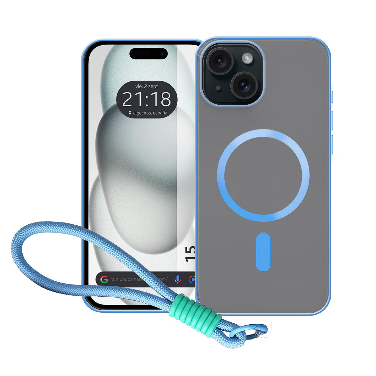 Funda Magnética para Iphone 15 (6.1) Compatible...