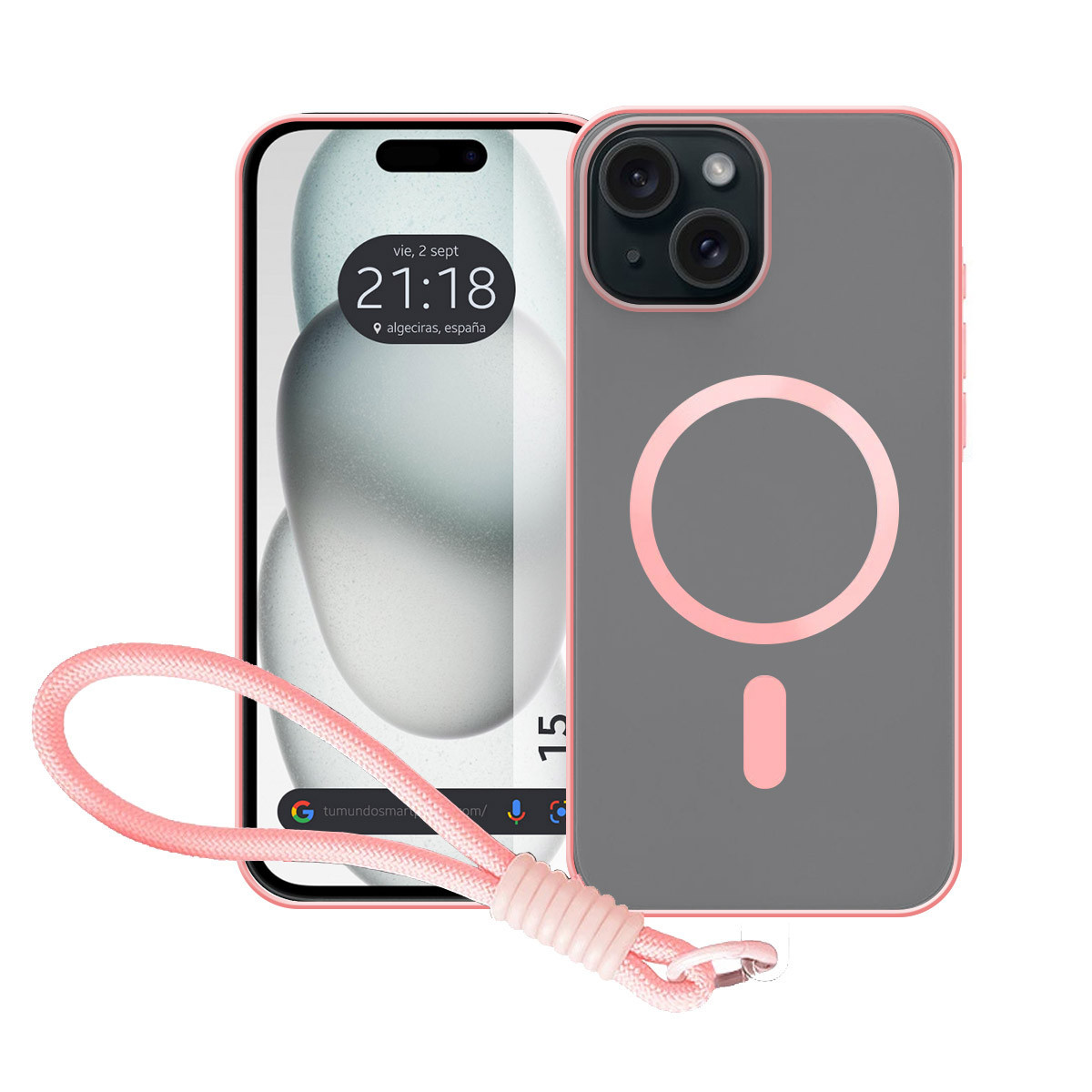Funda Magnética para Iphone 15 (6.1) Compatible...