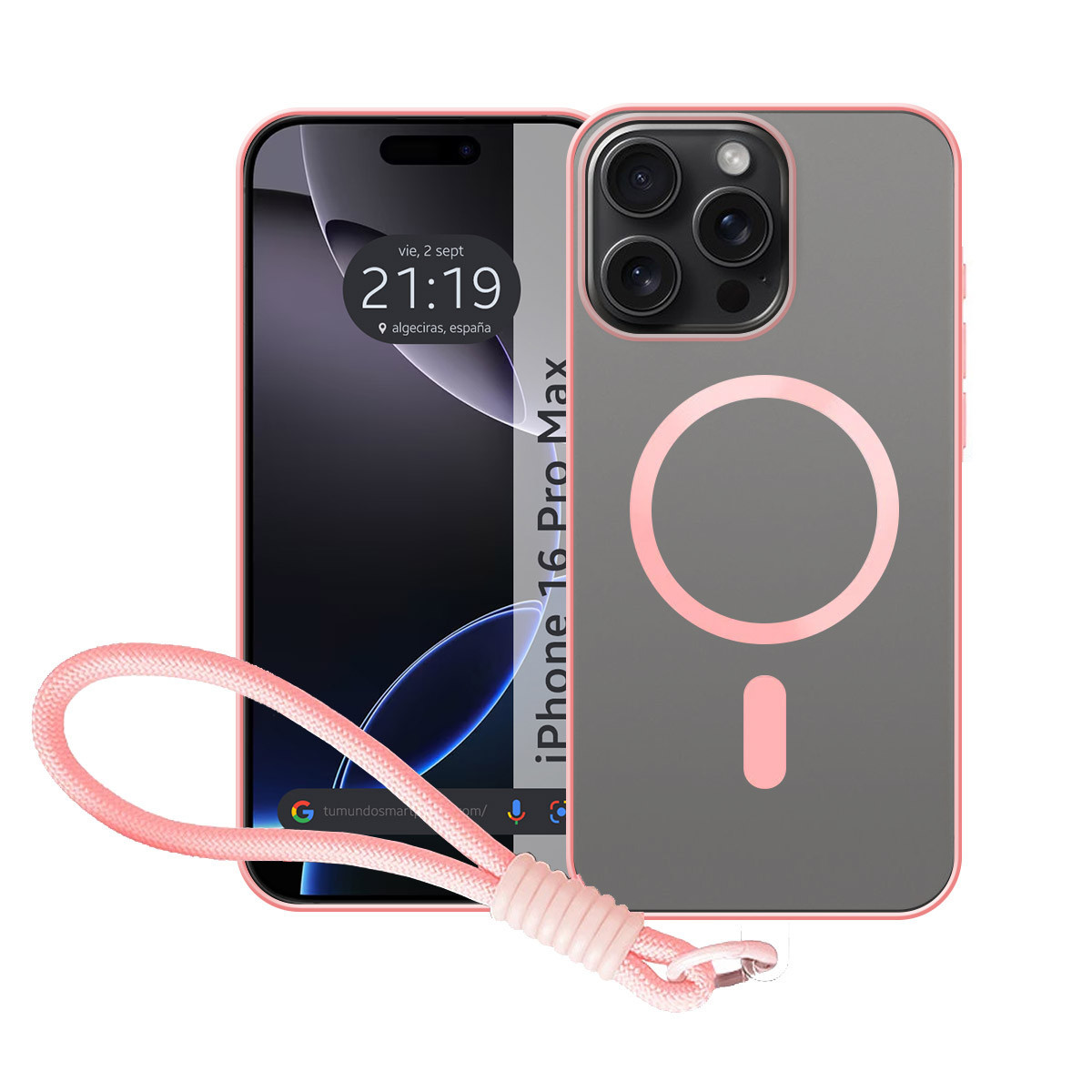 Funda Magnética para Iphone 16 Pro Max (6.9)...