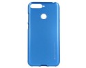 Funda Gel Tpu Mercury i-Jelly Metal para Huawei Honor 7A / Y6 2018 color Azul