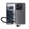 Funda para Xiaomi Redmi Note 14 4G con Borde Negro y Correa