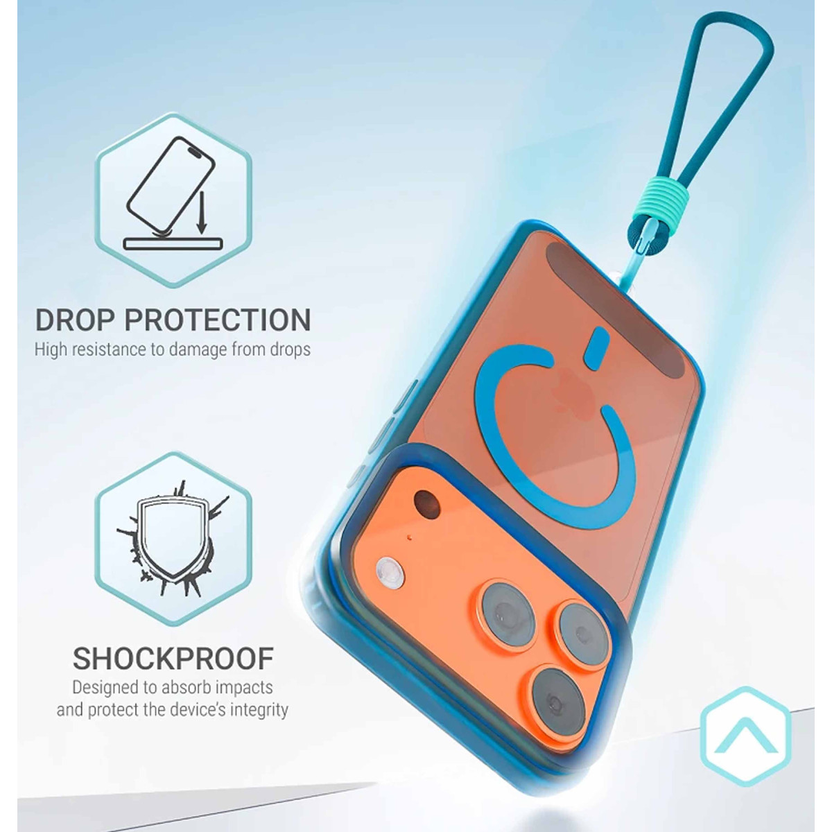 Funda para Xiaomi Poco C75 con Borde Negro y...