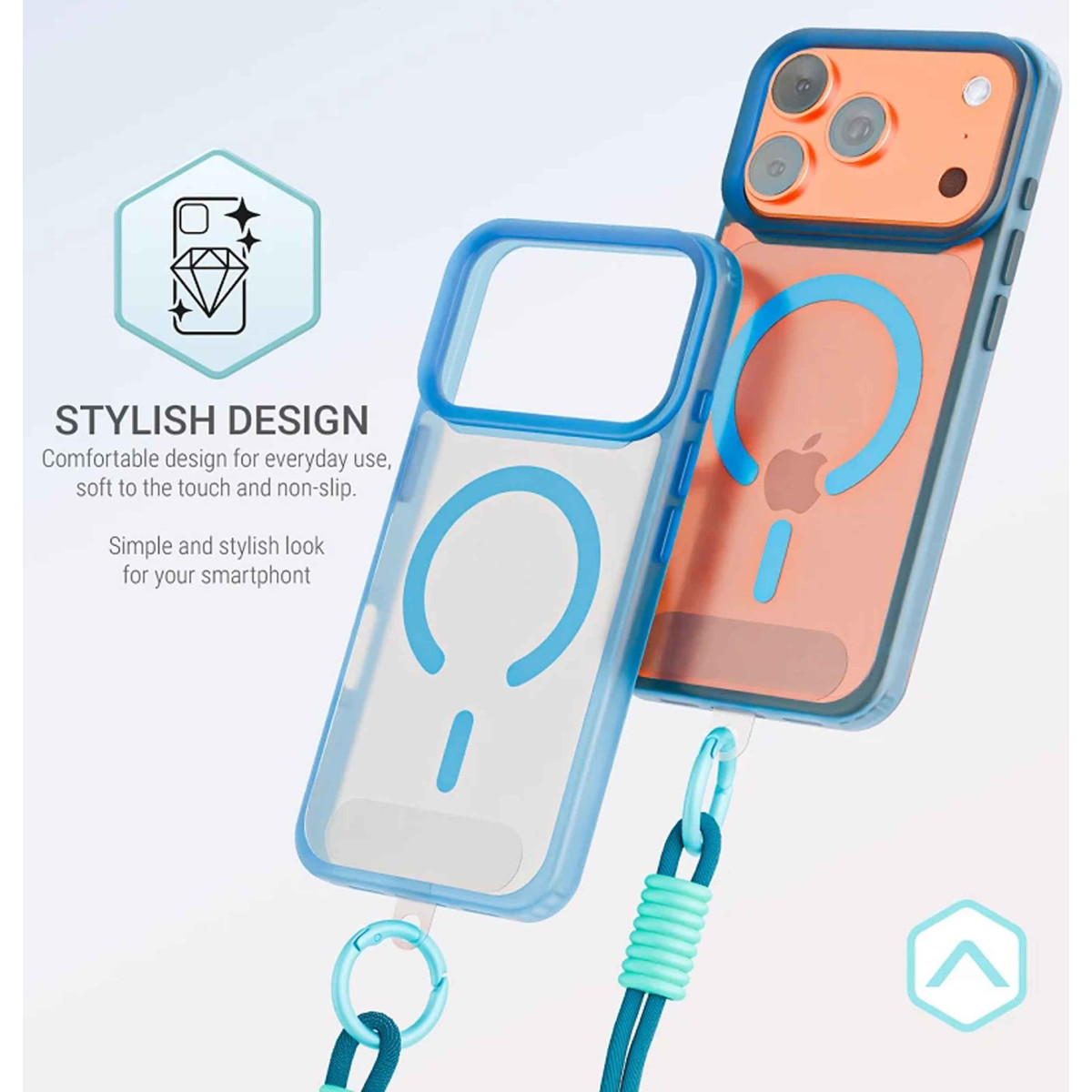 Funda para Xiaomi Poco C75 con Borde Negro y...