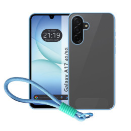 Funda para Samsung Galaxy A17 4G / 5G con Borde Azul y...