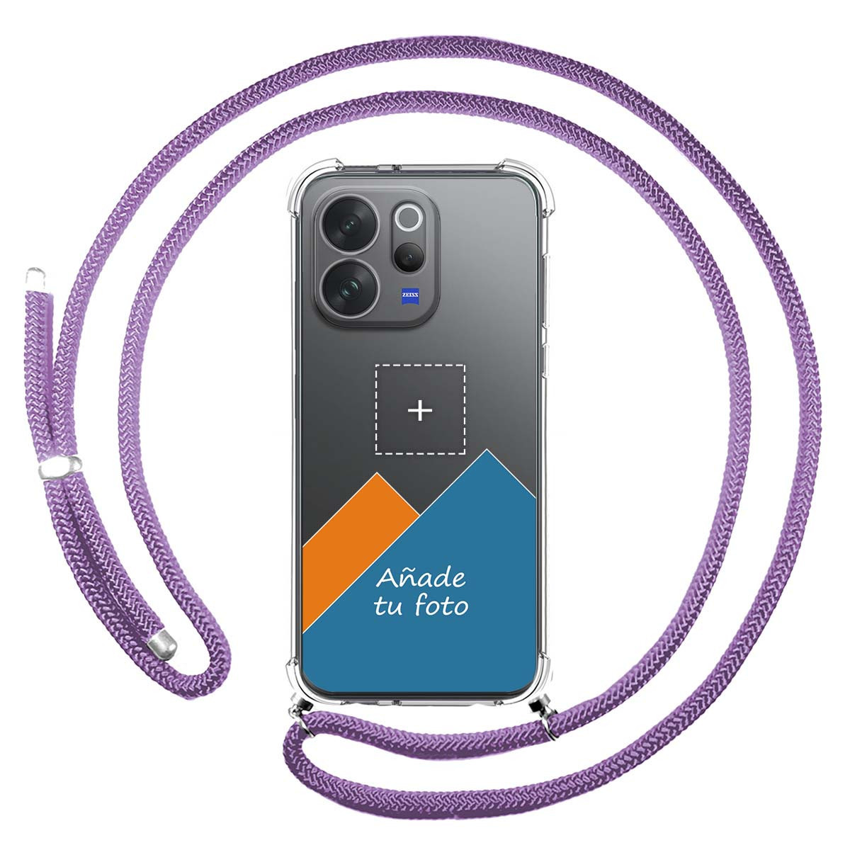 Personaliza tu Funda Colgante Transparente para...