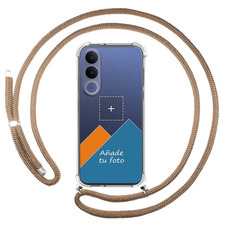 Personaliza tu Funda Colgante Transparente para Vivo V70 FE con Cordon Camel Dibujo Personalizada