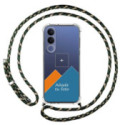 Personaliza tu Funda Colgante Transparente para Vivo V70 FE con Cordon Verde / Dorado Dibujo Personalizada
