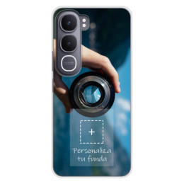 Personaliza tu Funda Silicona Gel Tpu Transparente con tu Fotografia para Vivo Y31 5G / Y21d Dibujo Personalizada
