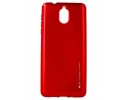 Funda Gel Tpu Mercury i-Jelly Metal para Nokia 3.1 color Roja