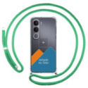 Personaliza tu Funda Colgante Transparente para Vivo Y31 5G / Y21d con Cordon Verde Agua Dibujo Personalizada