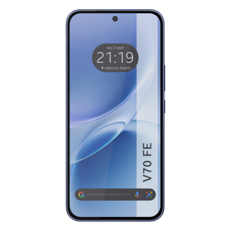Protector Cristal Templado Completo 5D Full Glue Negro para Vivo V70 FE Vidrio