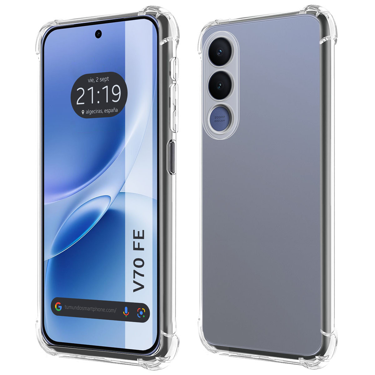Funda Silicona Antigolpes Transparente para...