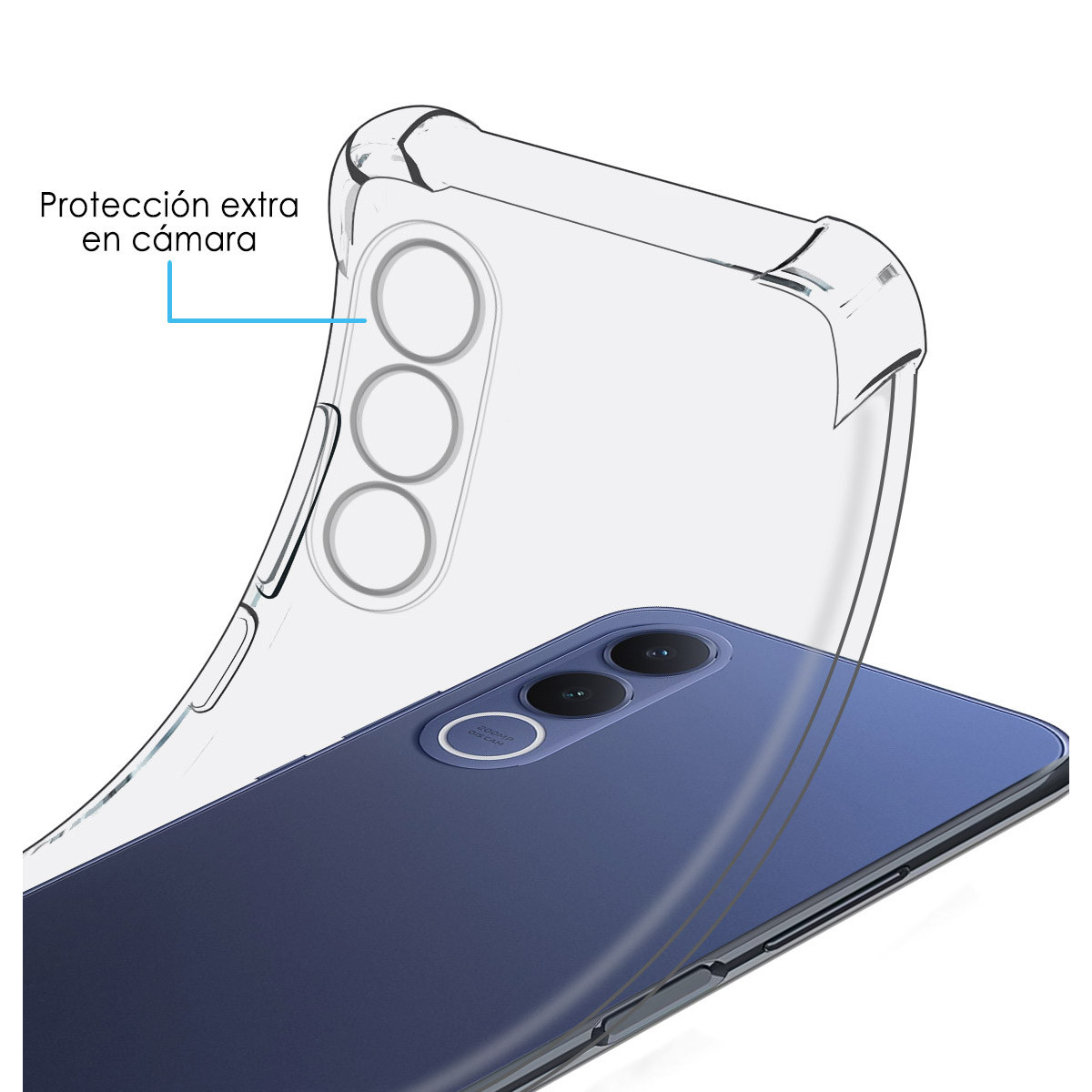 Funda Silicona Antigolpes Transparente para...