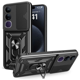 Funda Tough Armor con Anillo Giratorio Negra para Vivo...