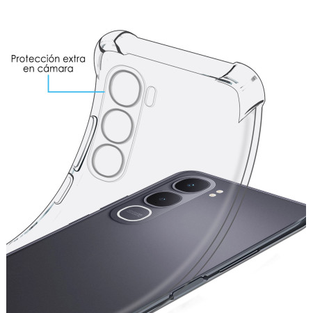 Funda Silicona Antigolpes Transparente para Vivo Y31 5G / Y21d