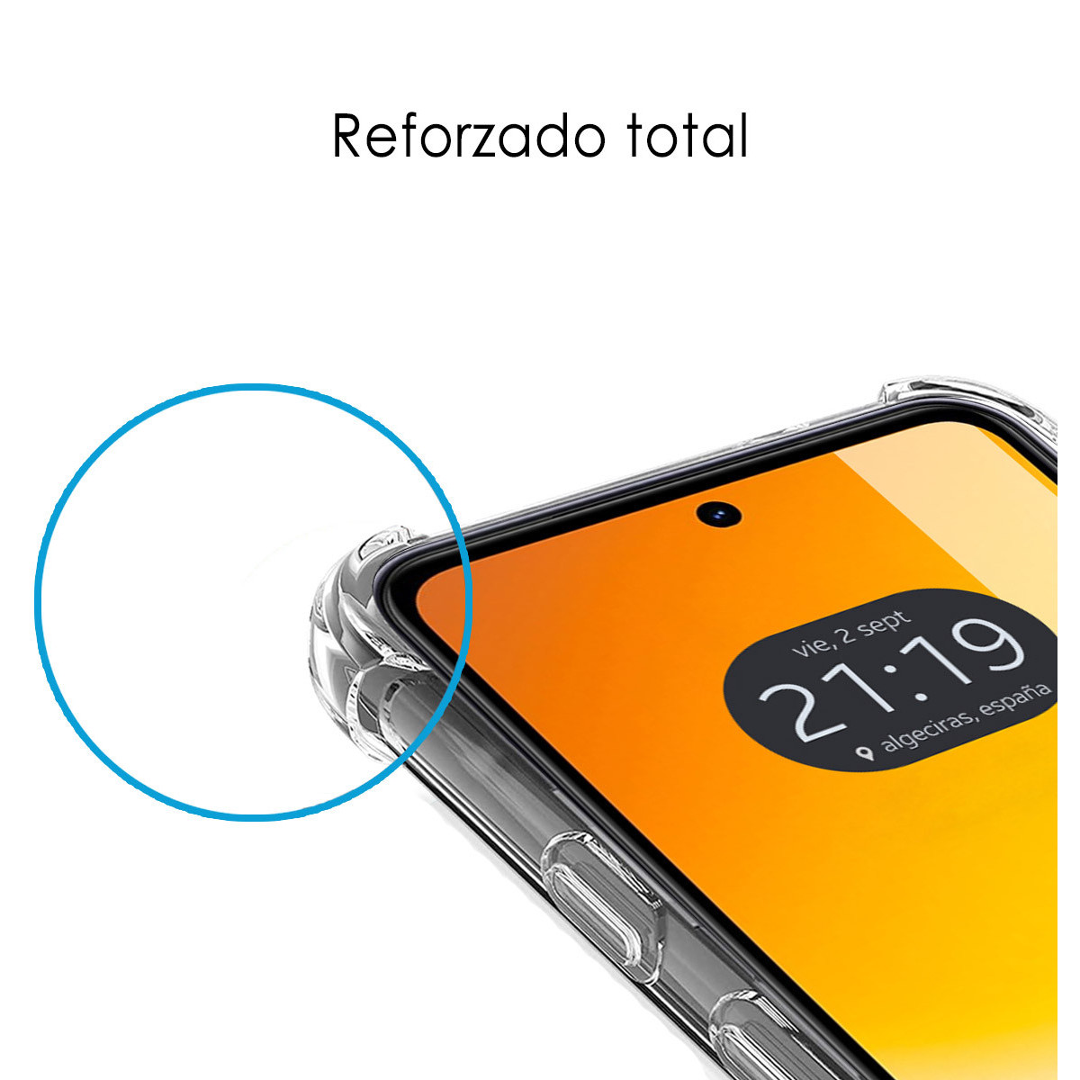 Funda Silicona Antigolpes Transparente para...