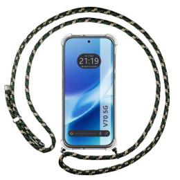 Funda Colgante Transparente para Vivo V70 5G con Cordon...