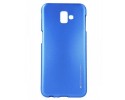 Funda Gel Tpu Mercury i-Jelly Metal para Samsung Galaxy J6+ Plus color Azul