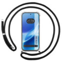 Funda Colgante Transparente para Vivo V70 5G con Cordon Negro