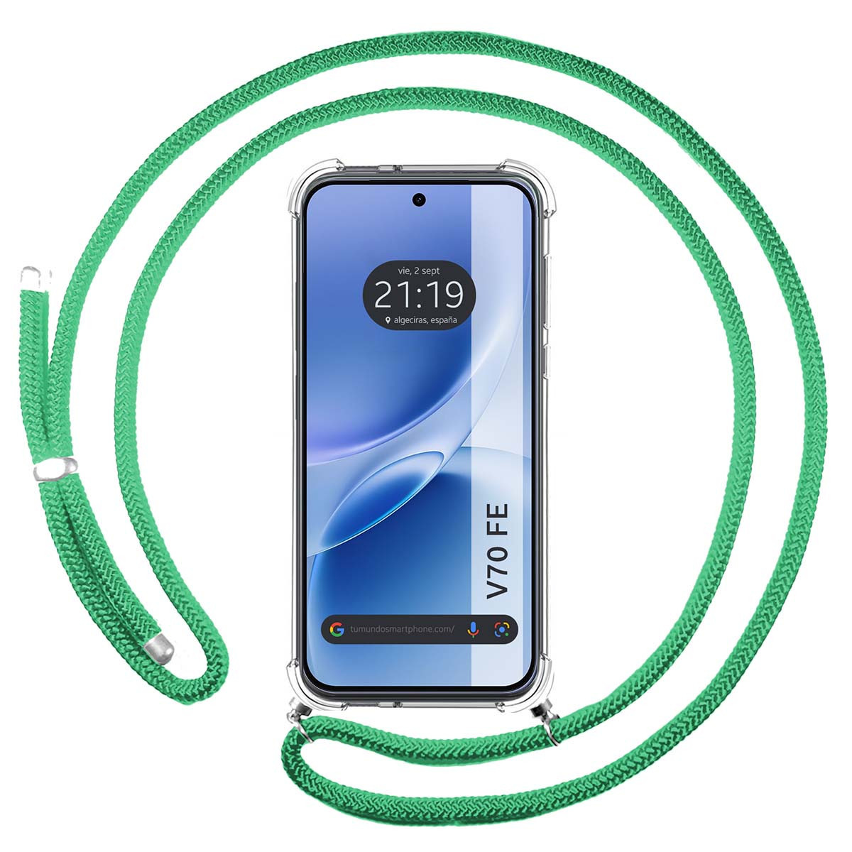 Funda Colgante Transparente para Vivo V70 FE...