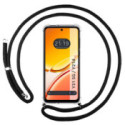 Funda Colgante Transparente para Vivo Y31 5G / Y21d con Cordon Negro
