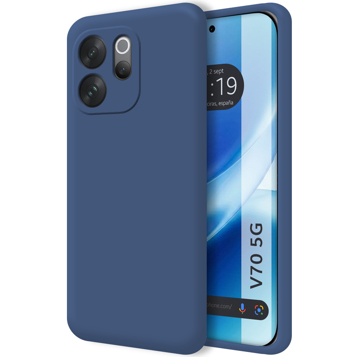 Funda Silicona Líquida Ultra Suave para Vivo...