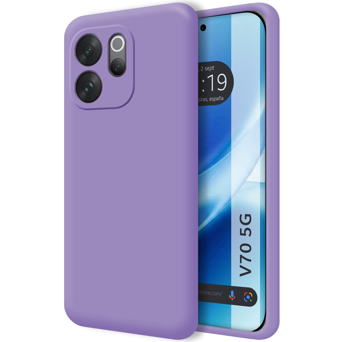 Funda Silicona Líquida Ultra Suave para Vivo...