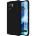 Funda Silicona Líquida Ultra Suave para Vivo V70 5G color Negra