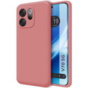 Funda Silicona Líquida Ultra Suave para Vivo V70 5G color Rosa