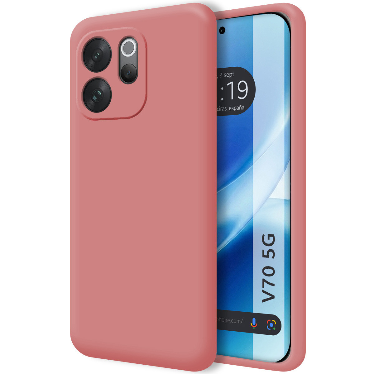 Funda Silicona Líquida Ultra Suave para Vivo...