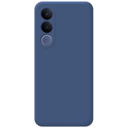 Funda Silicona Líquida Ultra Suave para Vivo V70 FE color Azul