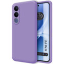 Funda Silicona Líquida Ultra Suave para Vivo V70 FE color Morada