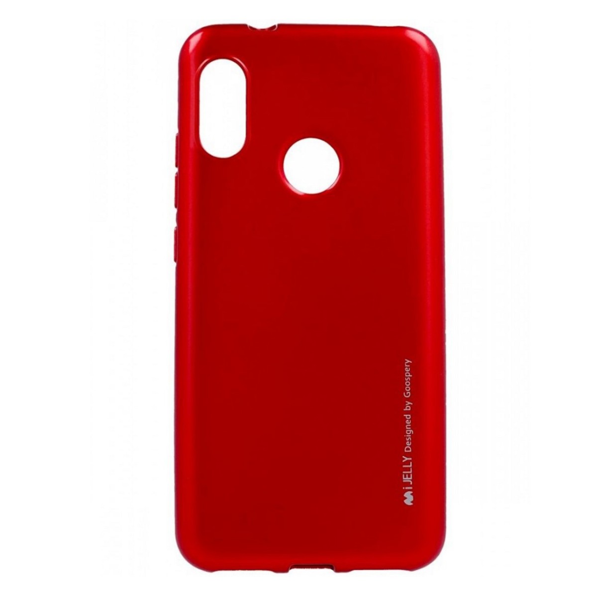Funda Gel Tpu Mercury i-Jelly Metal para Xiaomi Redmi 6 Pro / Mi A2 Lite color Roja