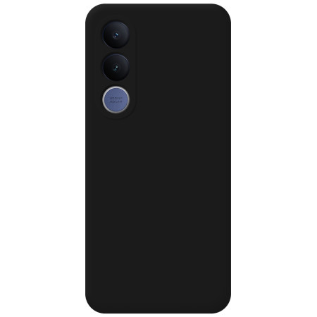 Funda Silicona Líquida Ultra Suave para Vivo V70 FE color Negra